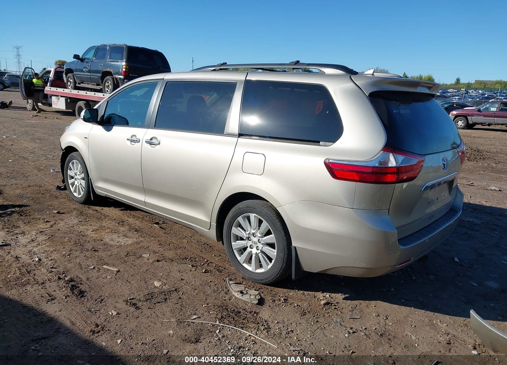 2017 TOYOTA SIENNA LIMITED PREMIUM 7 PASSENGER VIN: 5TDDZ3DC7HS159863