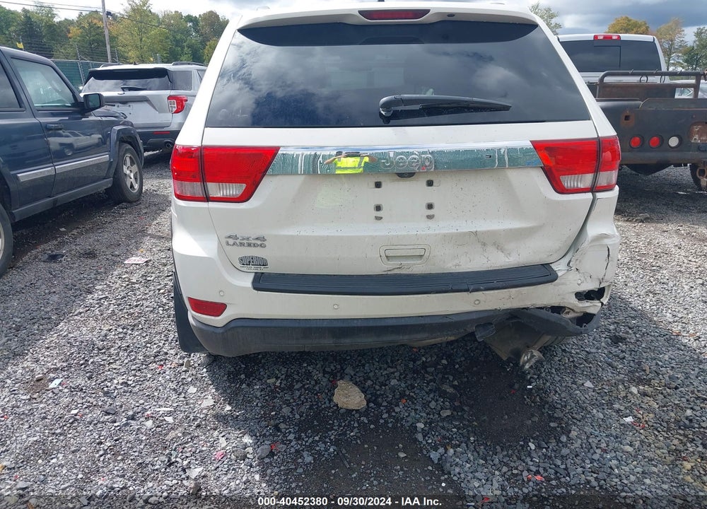 2012 JEEP GRAND CHEROKEE LAREDO VIN: 1C4RJFAG5CC349581