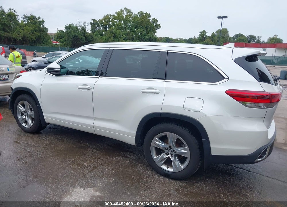 2017 TOYOTA HIGHLANDER LIMITED VIN: 5TDDZRFH6HS383329