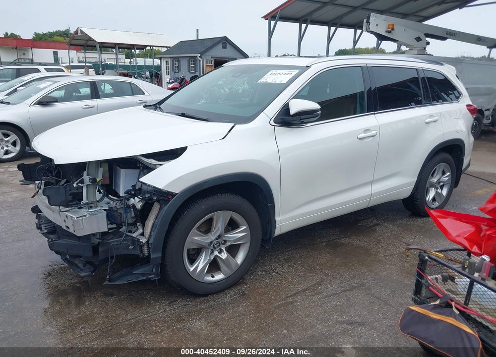 2017 TOYOTA HIGHLANDER LIMITED VIN: 5TDDZRFH6HS383329