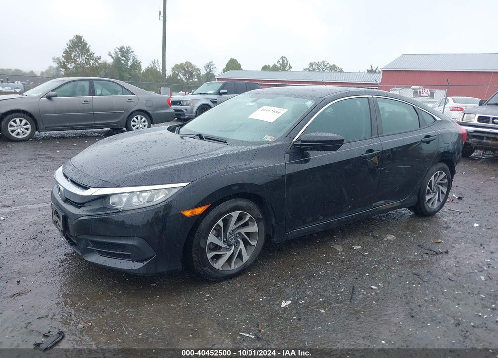 2018 HONDA CIVIC EX VIN: 2HGFC2F79JH542598
