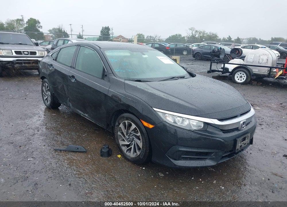 2018 HONDA CIVIC EX VIN: 2HGFC2F79JH542598