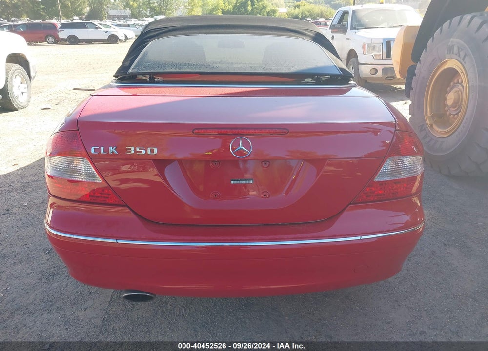 2009 MERCEDES-BENZ CLK 350 VIN: WDBTK56F49F259728