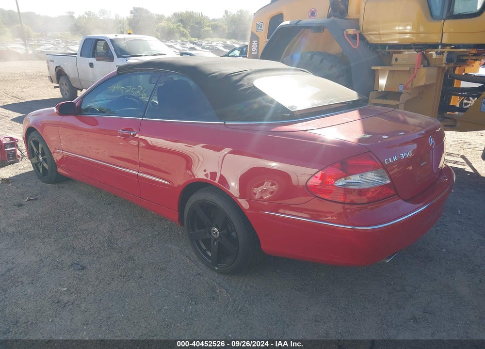 2009 MERCEDES-BENZ CLK 350 VIN: WDBTK56F49F259728