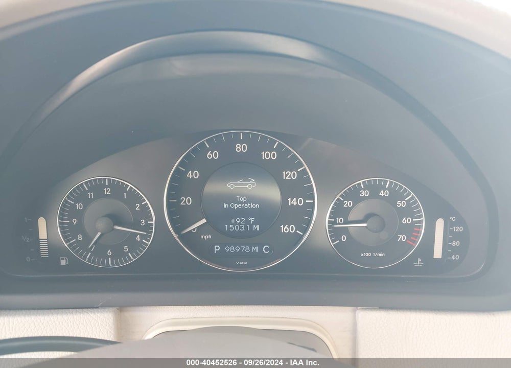 2009 MERCEDES-BENZ CLK 350 VIN: WDBTK56F49F259728
