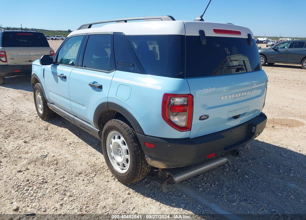 2024 FORD BRONCO SPORT HERITAGE VIN: 3FMCR9G63RRF00180