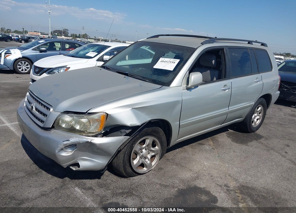 2003 TOYOTA HIGHLANDER VIN: JTEGD21A330057265