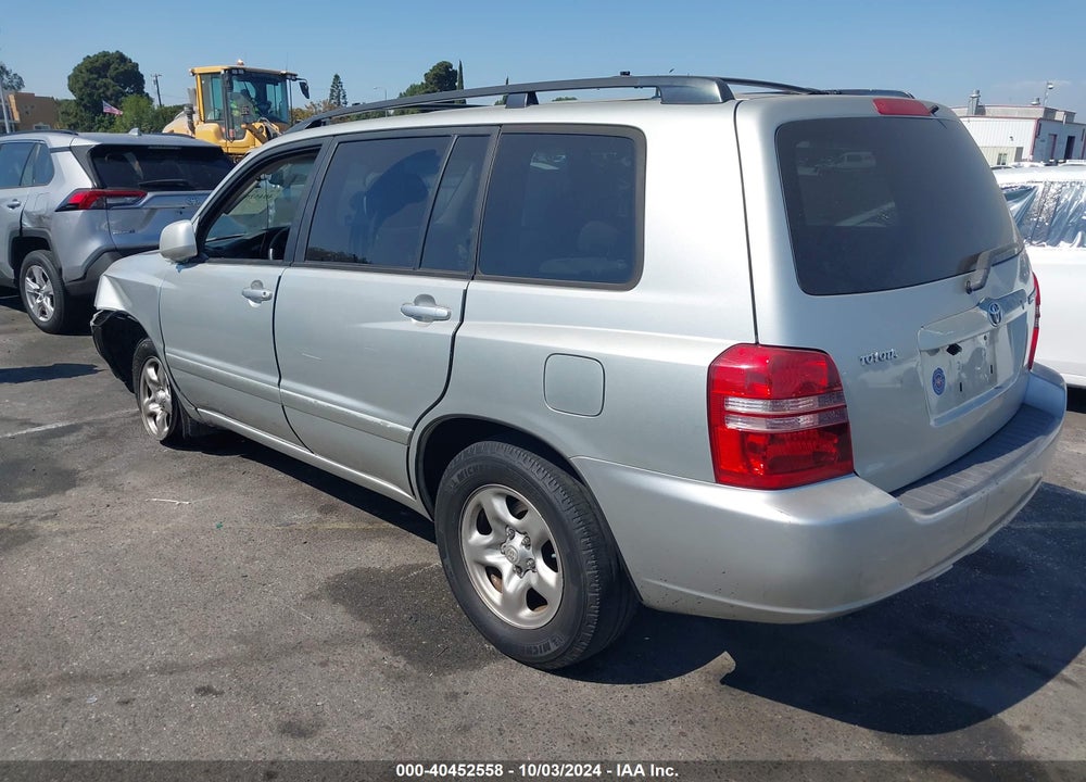 2003 TOYOTA HIGHLANDER VIN: JTEGD21A330057265