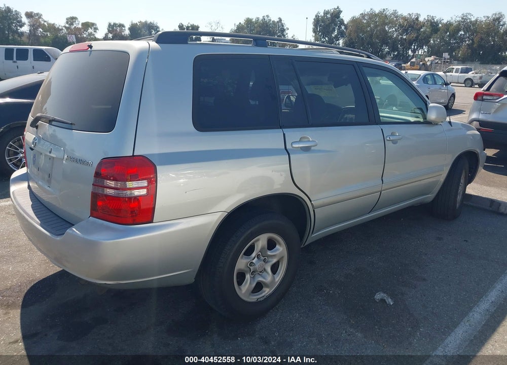 2003 TOYOTA HIGHLANDER VIN: JTEGD21A330057265