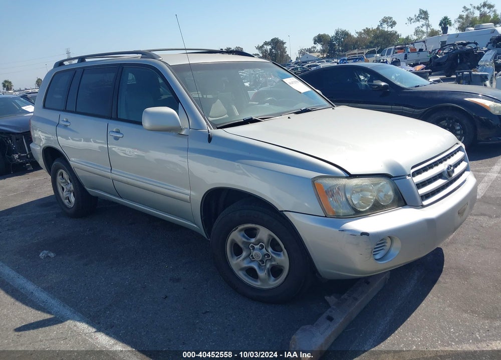 2003 TOYOTA HIGHLANDER VIN: JTEGD21A330057265