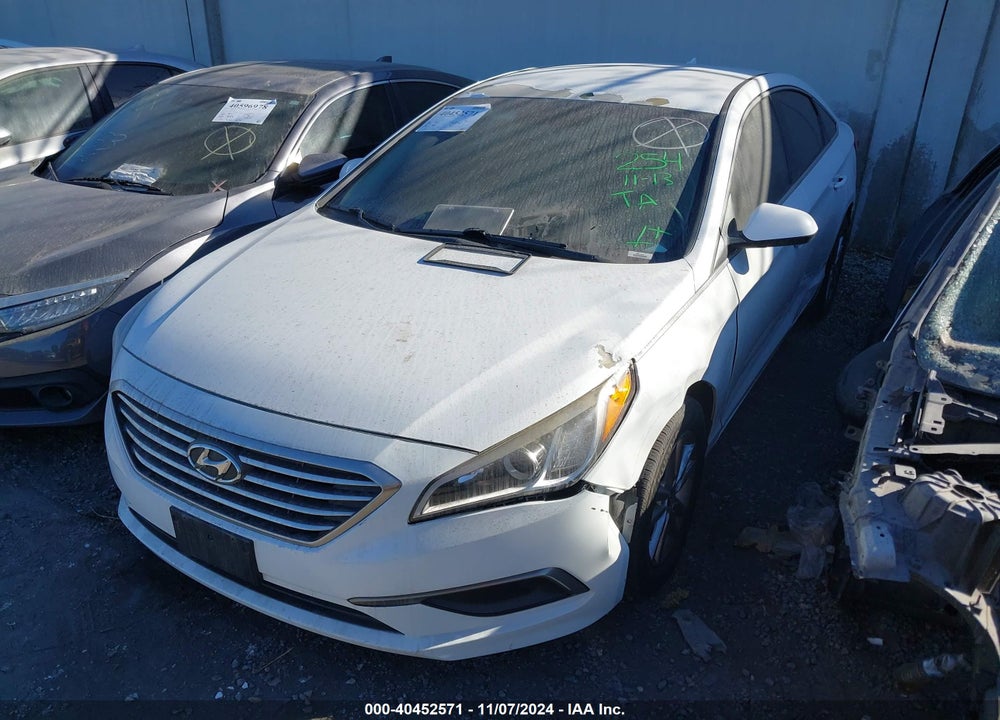 2016 HYUNDAI SONATA SE VIN: 5NPE24AF6GH407828