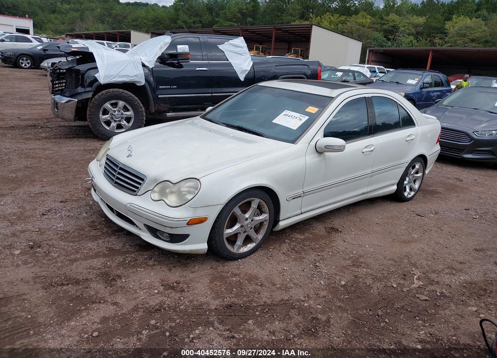 2007 MERCEDES-BENZ C 230 SPORT VIN: WDBRF52H37F904856