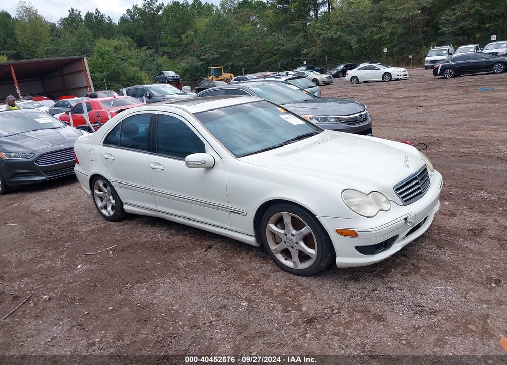 2007 MERCEDES-BENZ C 230 SPORT VIN: WDBRF52H37F904856