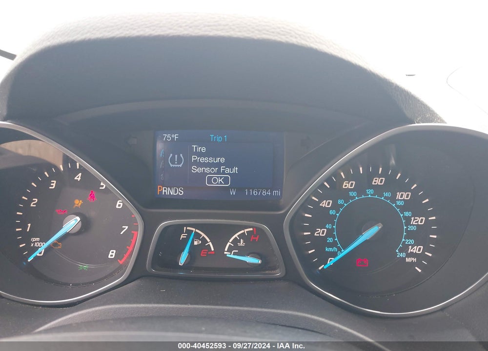 2014 FORD ESCAPE S VIN: 1FMCU0F79EUE01712