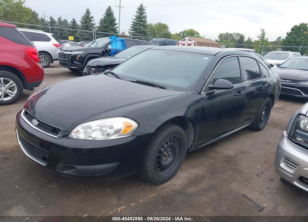 2014 CHEVROLET IMPALA LIMITED POLICE VIN: 2G1WD5E39E1162387