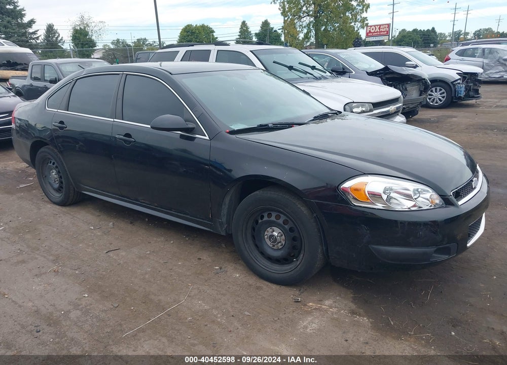 2014 CHEVROLET IMPALA LIMITED POLICE VIN: 2G1WD5E39E1162387