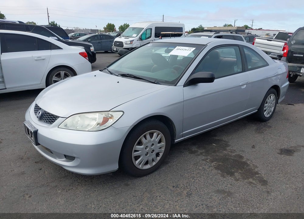 2005 HONDA CIVIC LX VIN: 1HGEM22635L071563