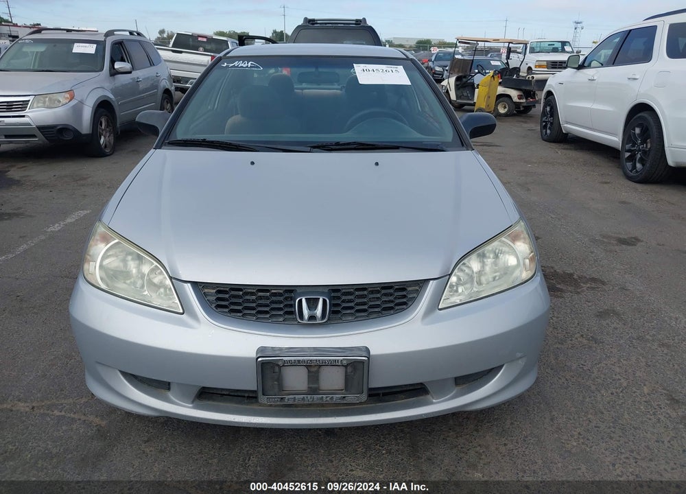 2005 HONDA CIVIC LX VIN: 1HGEM22635L071563