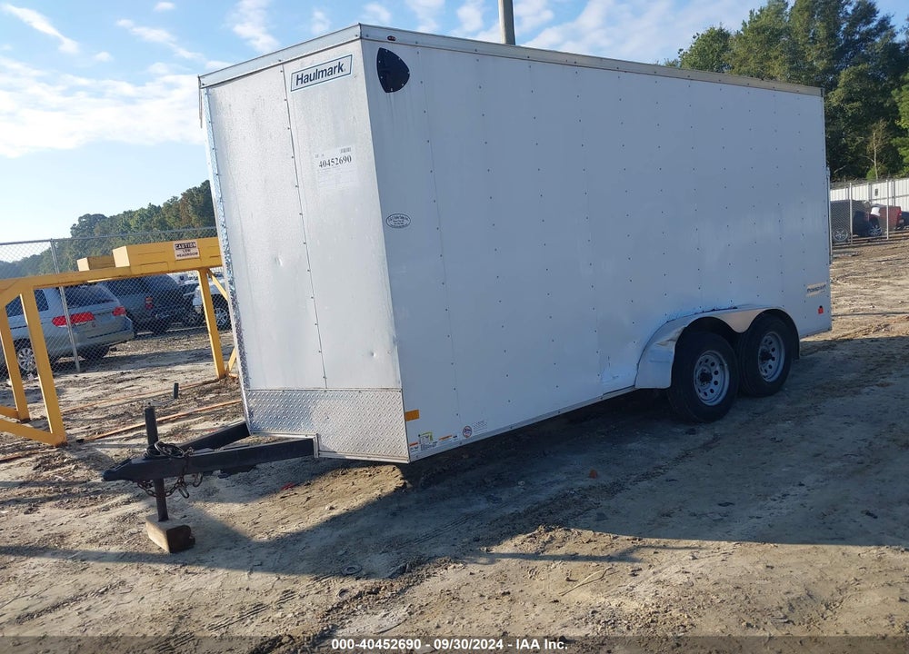 2021 HAUL MARK IND UTILITY TRAILER VIN: 7KB1E1624MT000840
