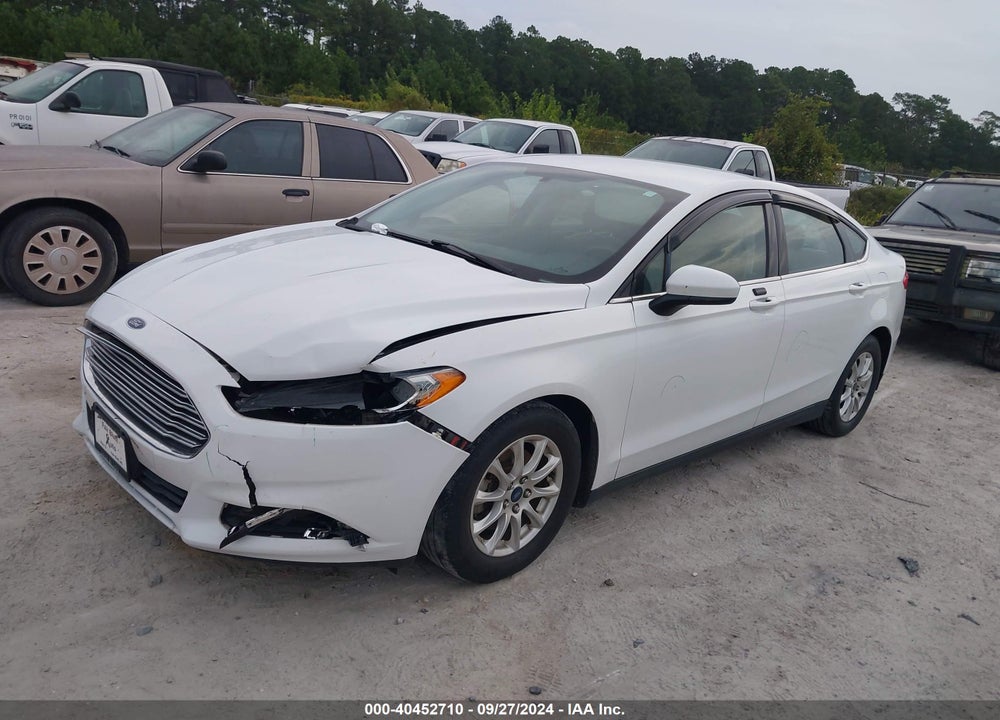 2015 FORD FUSION S VIN: 3FA6P0G72FR189547