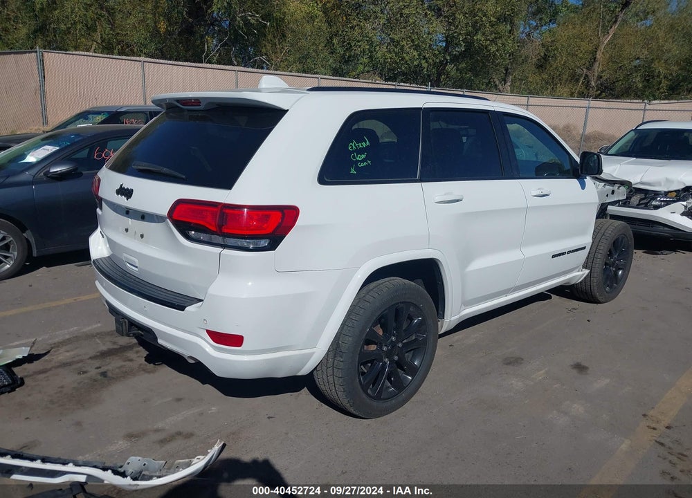 2017 JEEP GRAND CHEROKEE ALTITUDE 4X4 VIN: 1C4RJFAG2HC794514