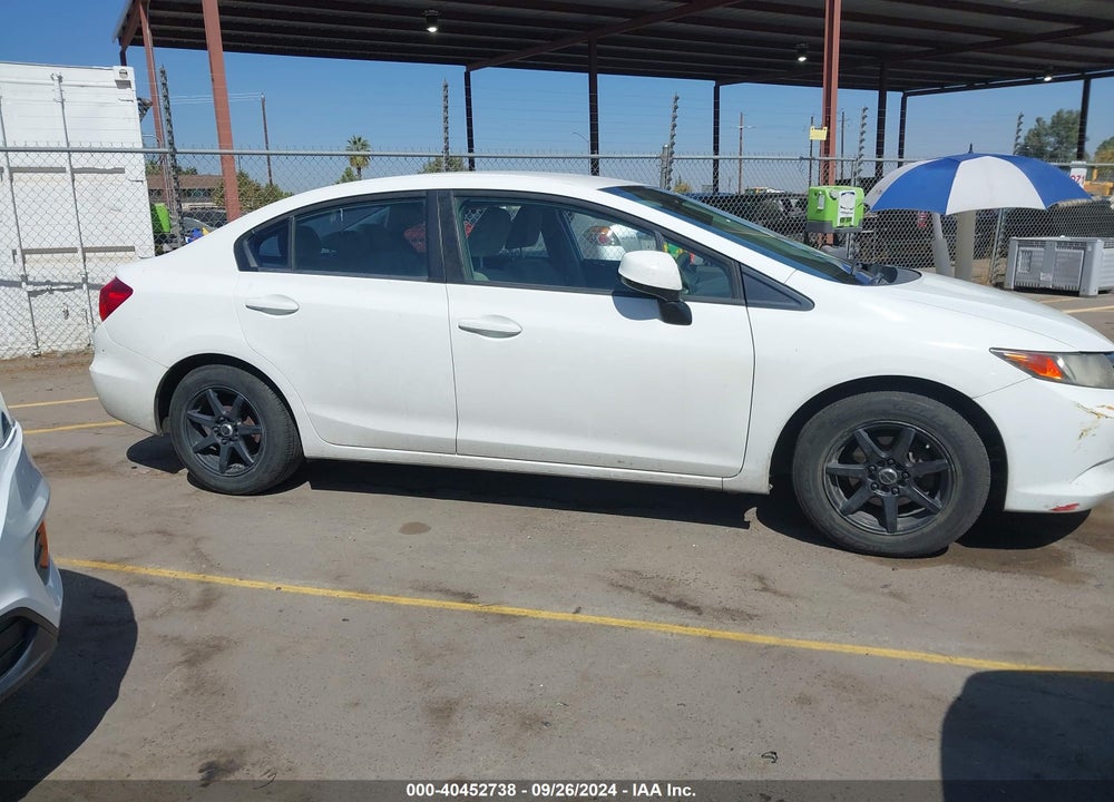 2012 HONDA CIVIC LX VIN: 2HGFB2F50CH589345