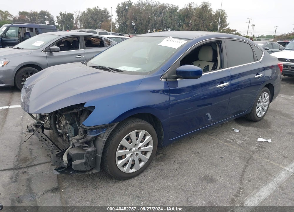 2019 NISSAN SENTRA S VIN: 3N1AB7AP1KY302475