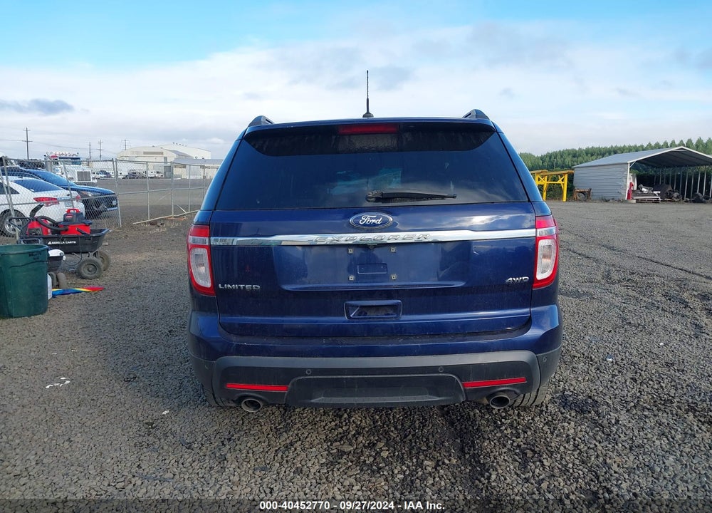 2011 FORD EXPLORER LIMITED VIN: 1FMHK8F86BGA33101