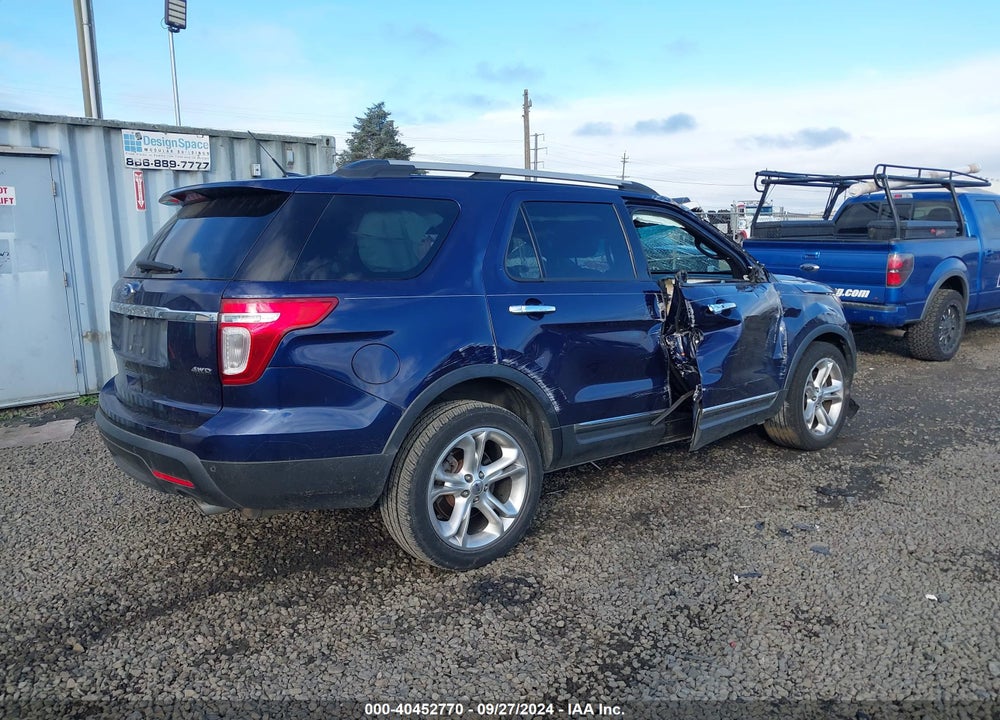2011 FORD EXPLORER LIMITED VIN: 1FMHK8F86BGA33101