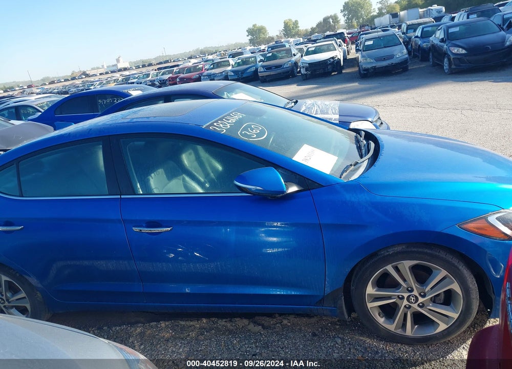 2017 HYUNDAI ELANTRA LIMITED VIN: KMHD84LF0HU331923