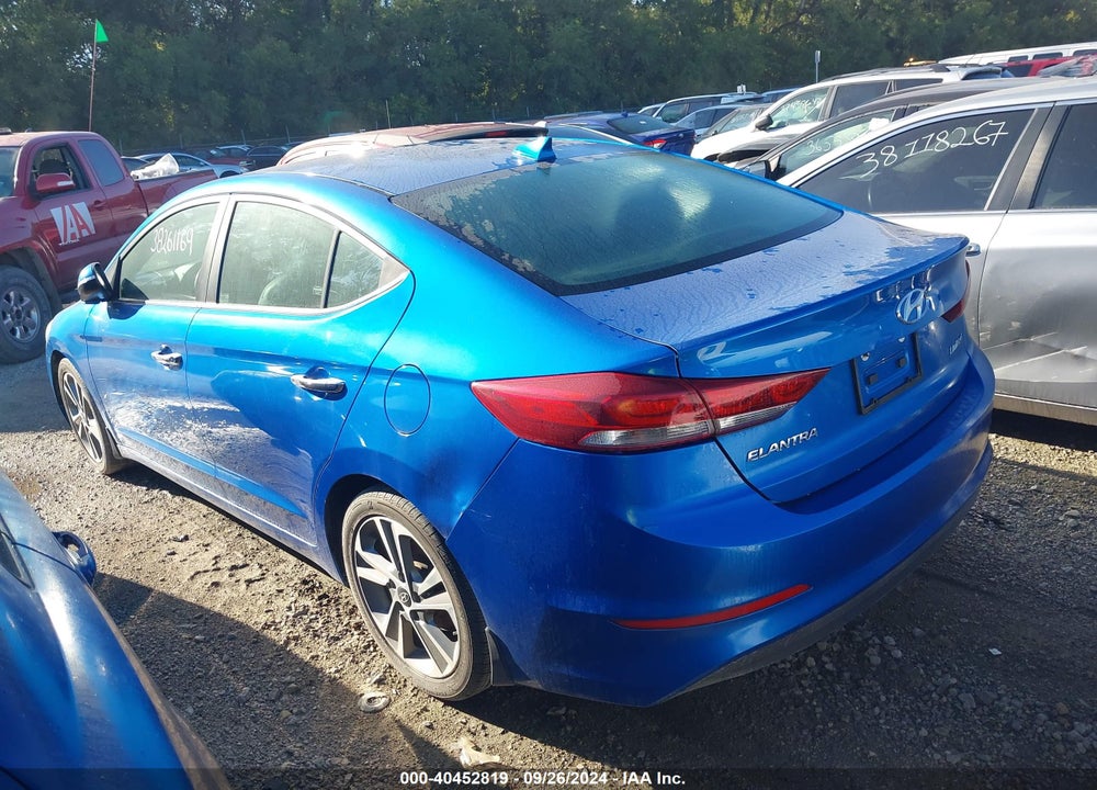 2017 HYUNDAI ELANTRA LIMITED VIN: KMHD84LF0HU331923