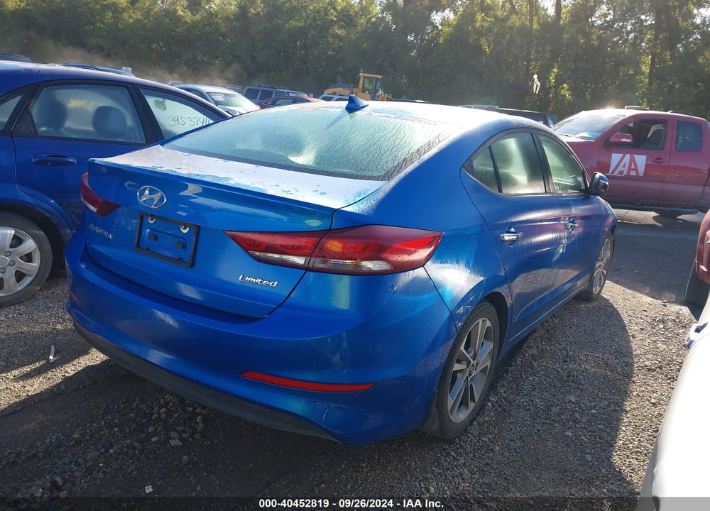2017 HYUNDAI ELANTRA LIMITED VIN: KMHD84LF0HU331923