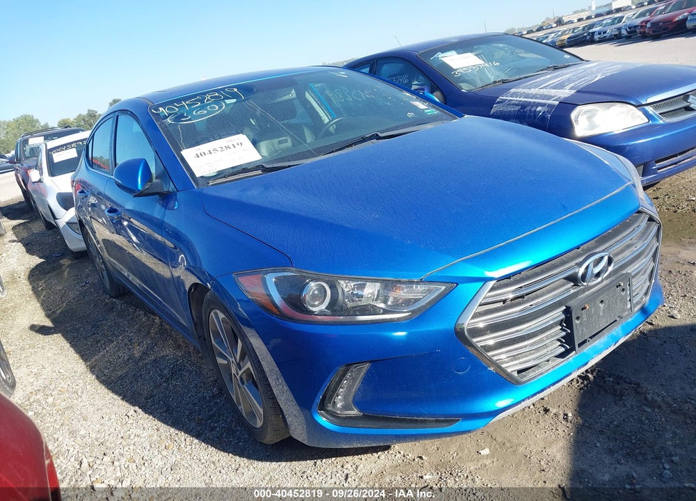 2017 HYUNDAI ELANTRA LIMITED VIN: KMHD84LF0HU331923