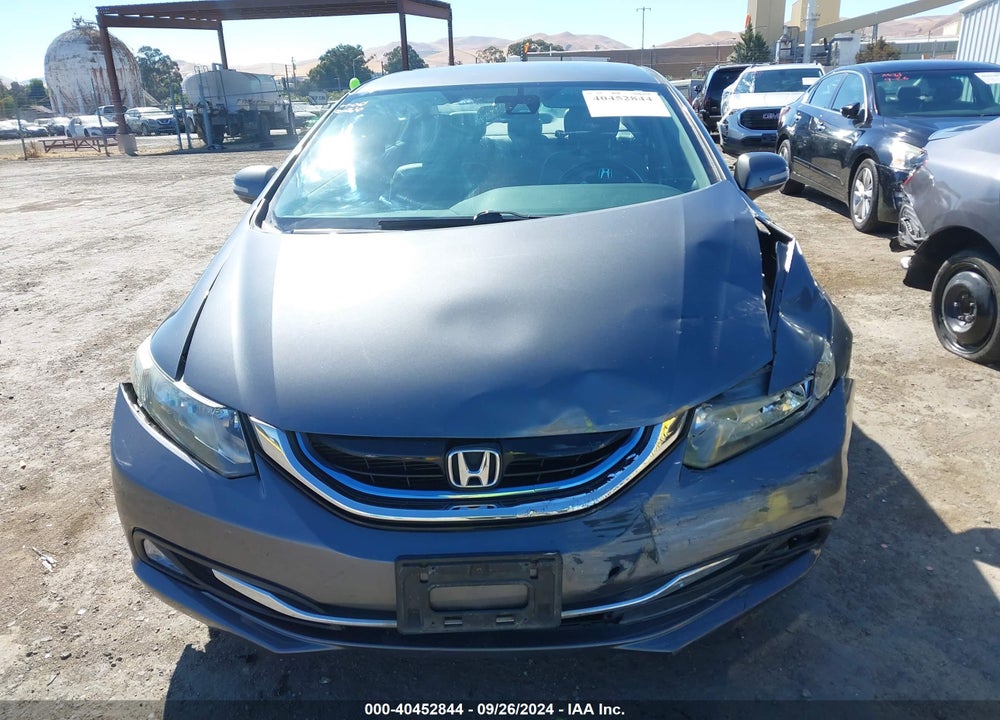 2013 HONDA CIVIC HYBRID VIN: 19XFB4F35DE202441
