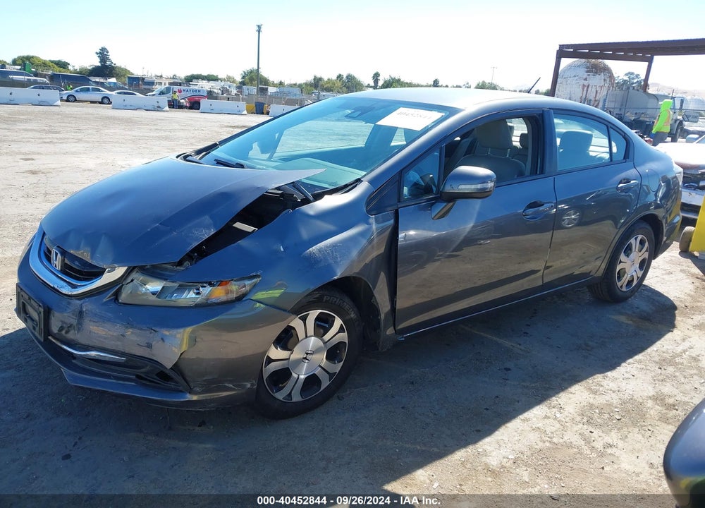 2013 HONDA CIVIC HYBRID VIN: 19XFB4F35DE202441