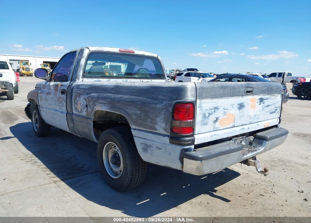 1998 DODGE RAM 1500 ST/WS VIN: 1B7HC16X5WS532796