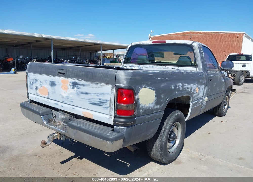 1998 DODGE RAM 1500 ST/WS VIN: 1B7HC16X5WS532796