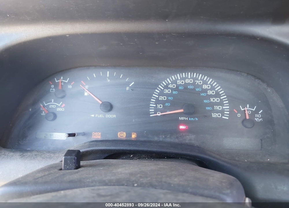 1998 DODGE RAM 1500 ST/WS VIN: 1B7HC16X5WS532796