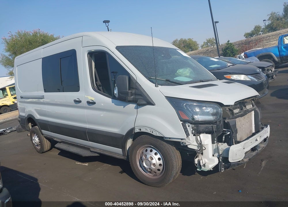 2023 FORD TRANSIT-250 CREW VAN VIN: 1FTBR2DG1PKA85558