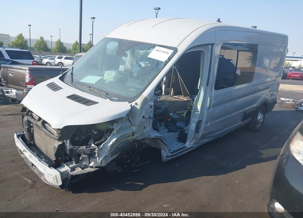 2023 FORD TRANSIT-250 CREW VAN VIN: 1FTBR2DG1PKA85558