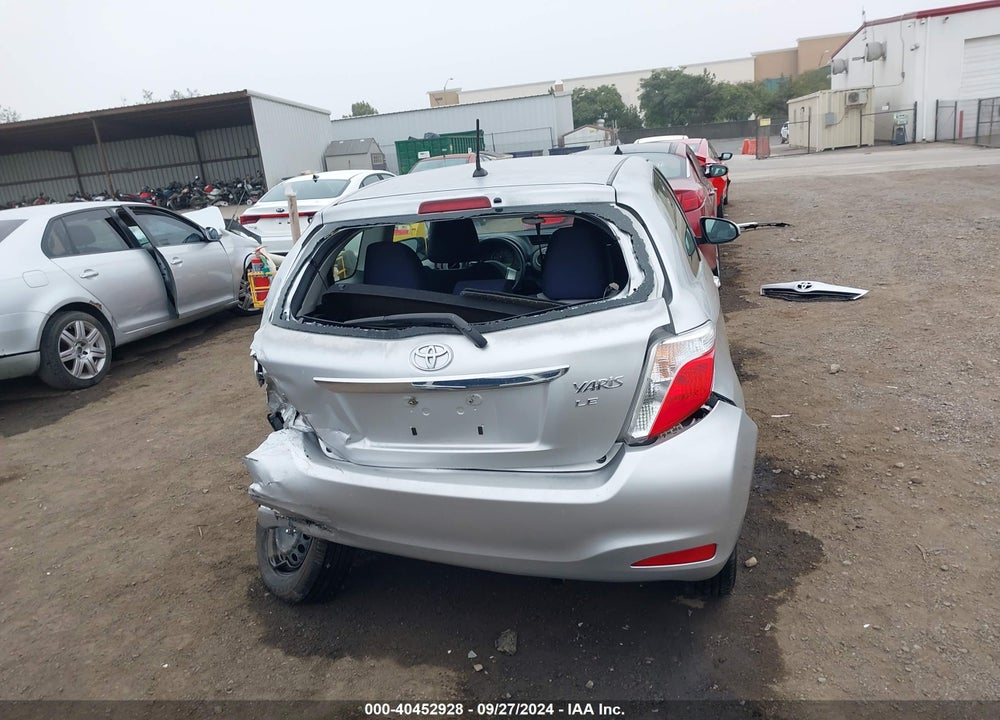 2012 TOYOTA YARIS LE VIN: JTDJTUD32CD511018