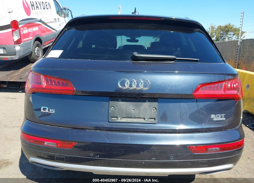 2018 AUDI Q5 2.0T PREMIUM/2.0T TECH PREMIUM VIN: WA1BNAFY3J2136393