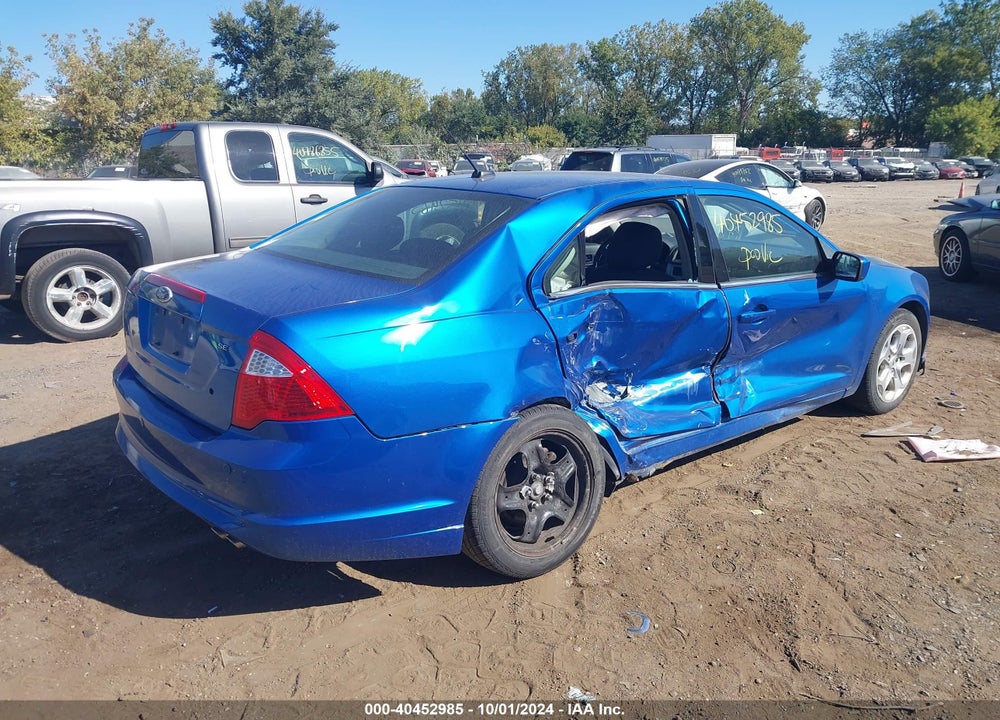 2011 FORD FUSION SE VIN: 3FAHP0HA0BR121857