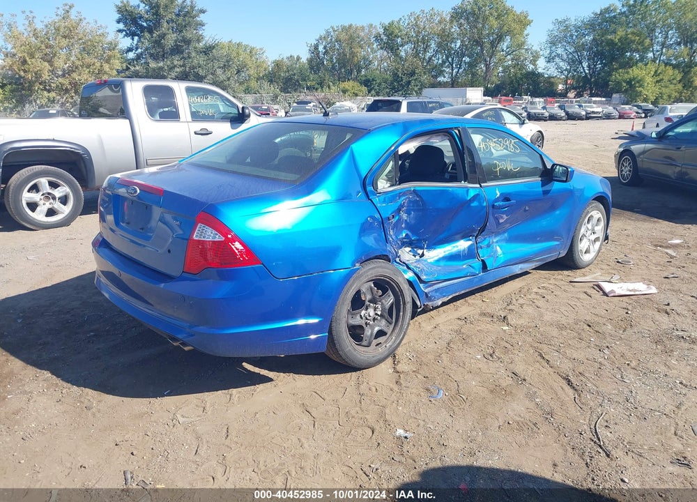 2011 FORD FUSION SE VIN: 3FAHP0HA0BR121857
