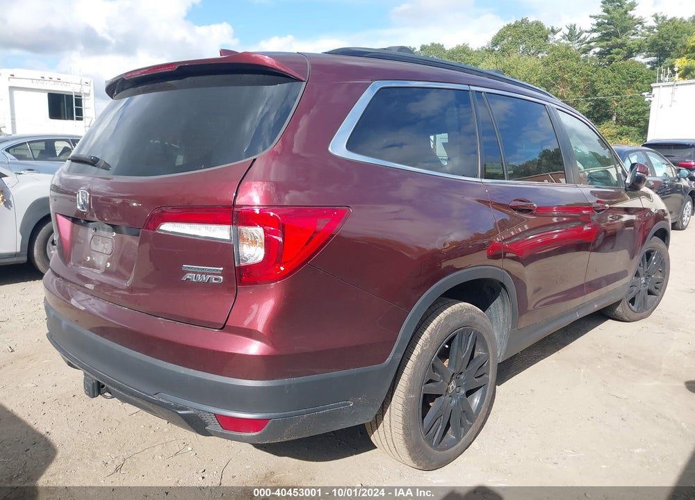 2022 HONDA PILOT AWD SPECIAL EDITION VIN: 5FNYF6H24NB058146