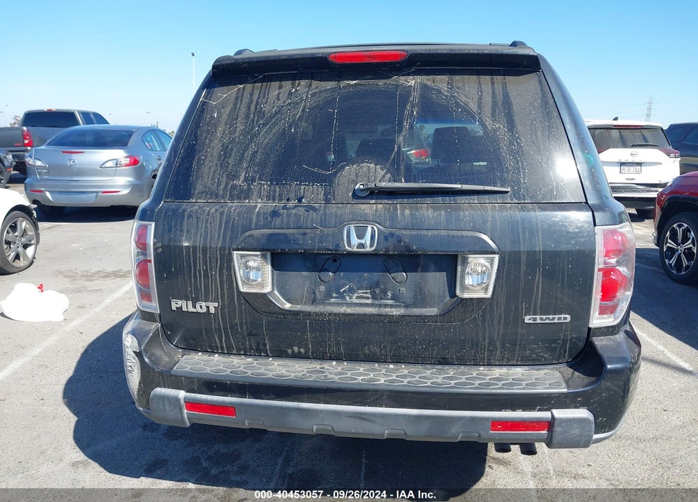 2006 HONDA PILOT EX-L VIN: 2HKYF18526H555311