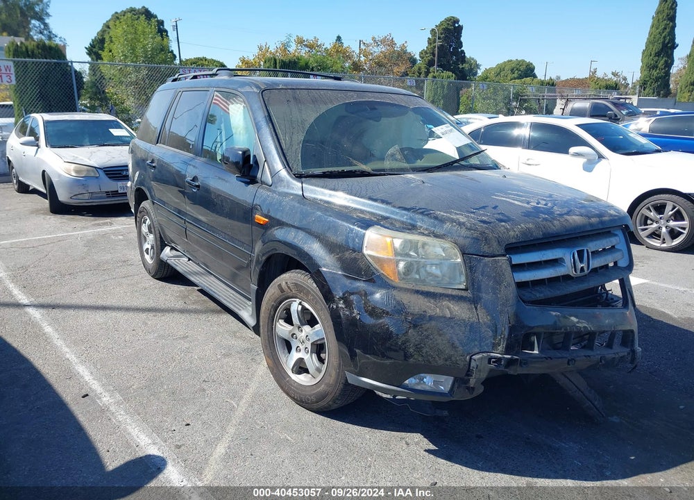 2006 HONDA PILOT EX-L VIN: 2HKYF18526H555311