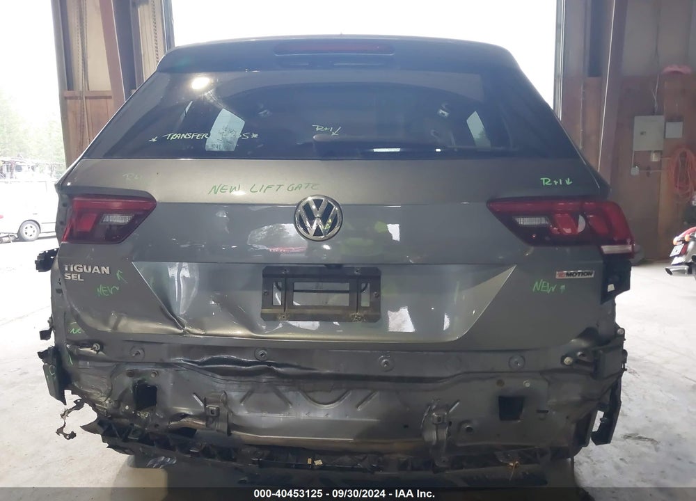 2019 VOLKSWAGEN TIGUAN 2.0T SEL/2.0T SEL R-LINE/2.0T SEL R-LINE BLACK/SE VIN: 3VV2B7AX8KM052436