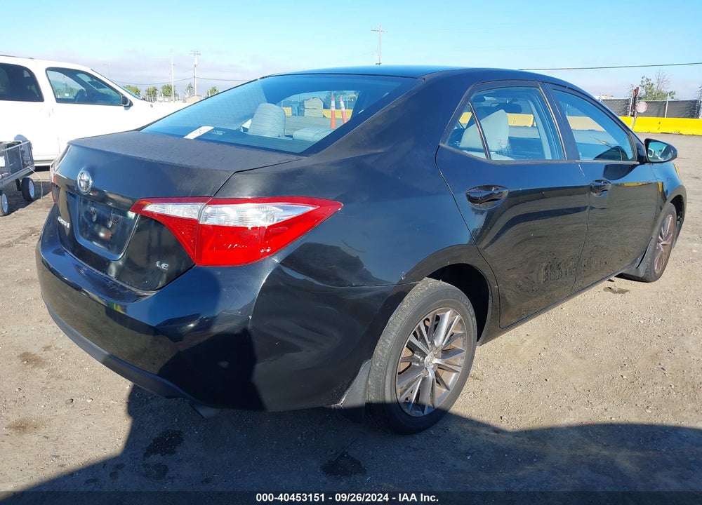 2016 TOYOTA COROLLA LE PLUS VIN: 5YFBURHE9GP551691