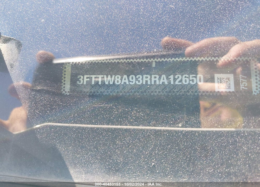 2024 FORD MAVERICK XL VIN: 3FTTW8A93RRA12650